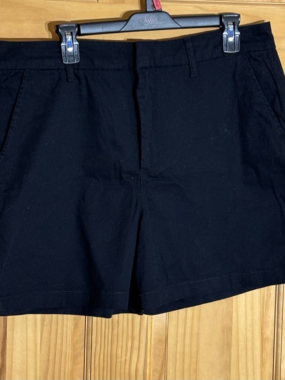 Gloria Vanderbilt Black Women's Shorts with Purple Label